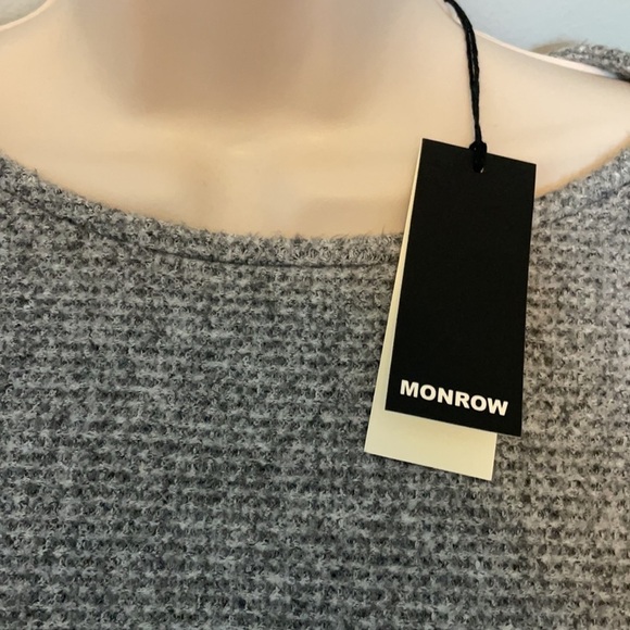 Monrow grey sweater new M - Picture 2 of 9